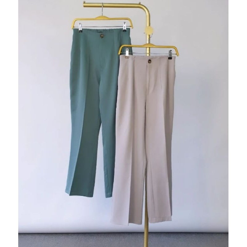 BLANIK OFFICIAL - celana blanik highwaist Carlo import