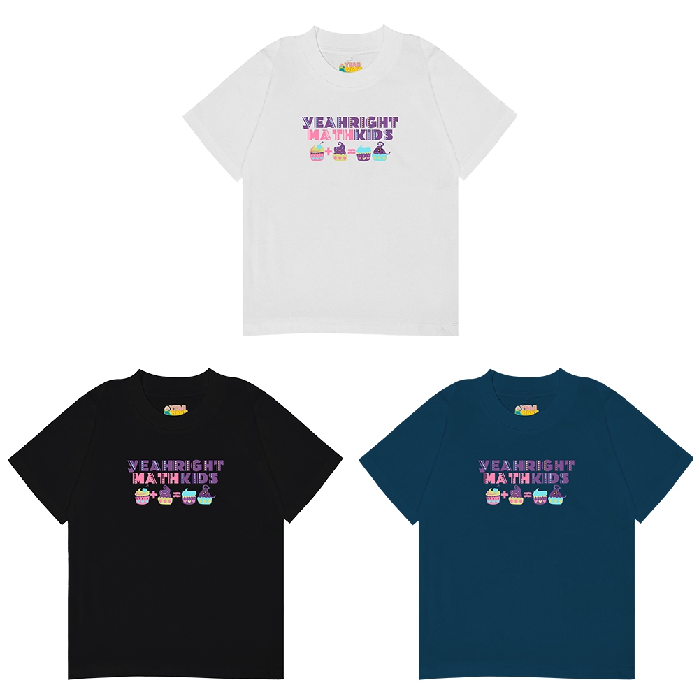 YEAH RIGHT KIDS Math T shirt - Kaos Anak Cotton Combed 30s Unisex