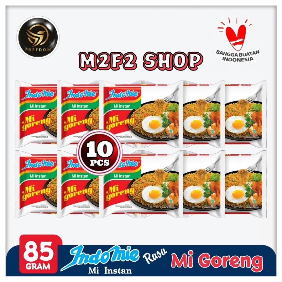 

Indomie Mie Instant Goreng Rasa Mi Goreng Spesial Plus | Bag - 85 gr (Kemasan 10 Pcs)