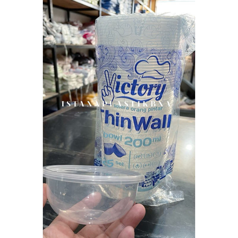 Cup Bowl 200ml Victory /DM (25pcs)