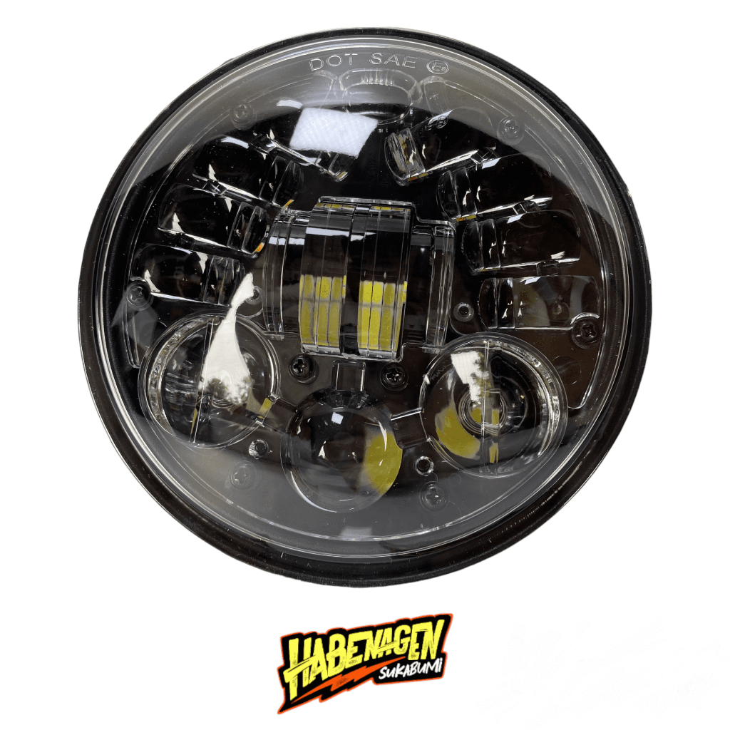 reflektor revlektor kap kaca mika lampu daymaker deymeker day maker tembak depan light head lamp led