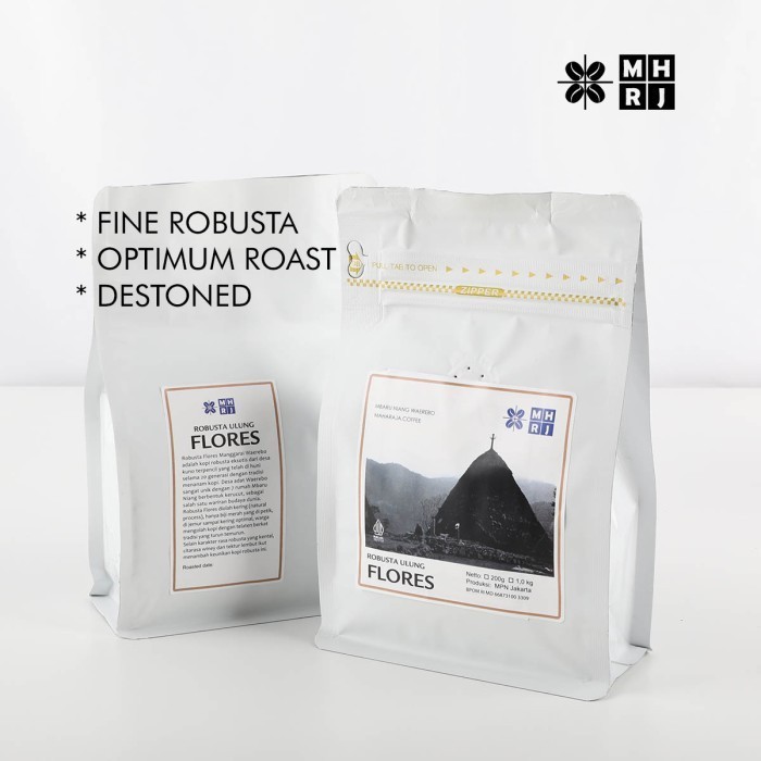 

Mahara Kopi Robusta Flores ULUNG Wae Rebo - 200g by Maharaja Coffee