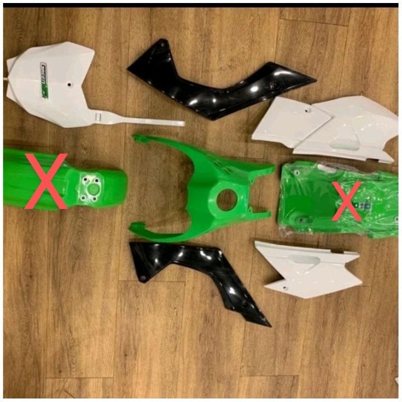 body set klx 140 plus jok original Kawasaki