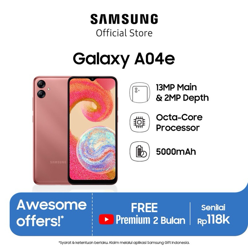 Samsung Galaxy A04e Copper Second
