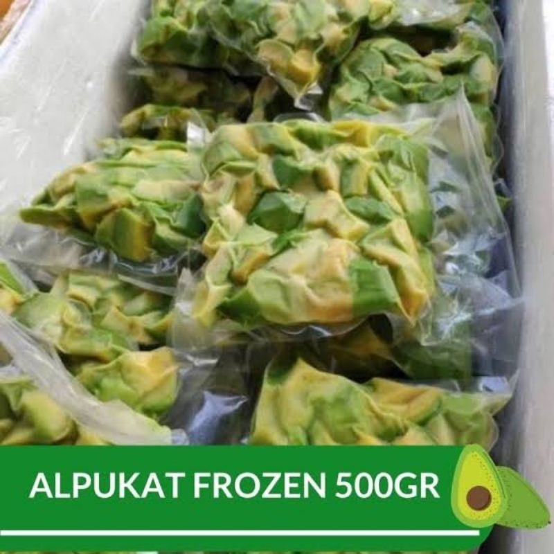 

Alpukat Mentega Frozen / Daging Alpukat 500 Gram Termurah