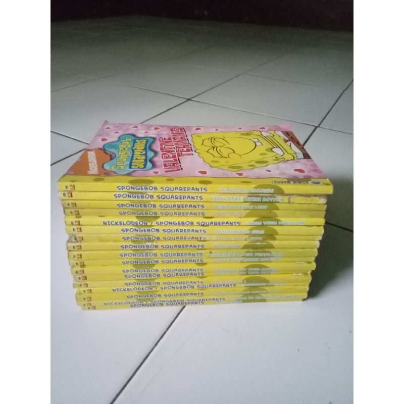 Paket Komik Spongebob Squarepants 17 komik beda judul