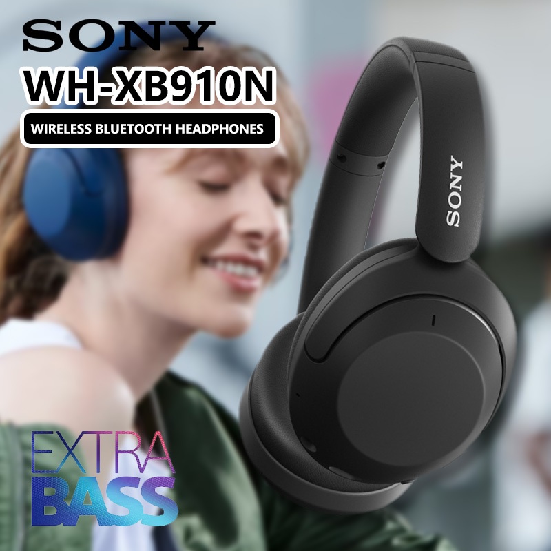 SONY Headset/SONY WH-XB910N Wireless Noise Cancelling Headphones XB910 XB910N with Microphone Hifi S