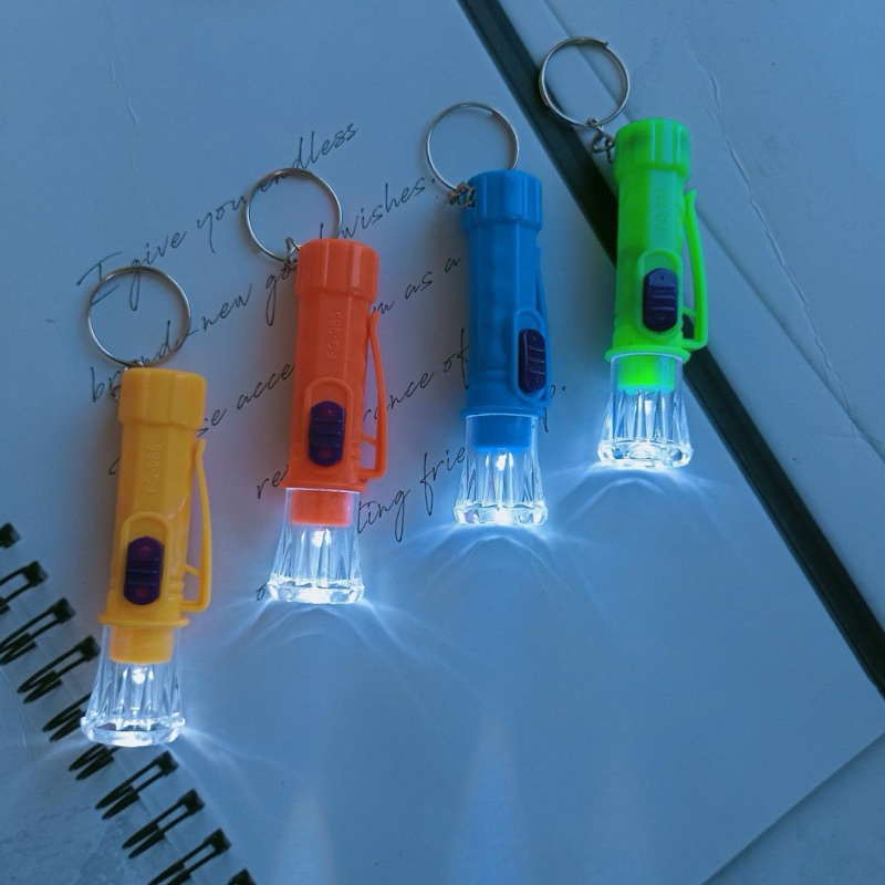 gantungan kunci senter led kecil / senter kecil