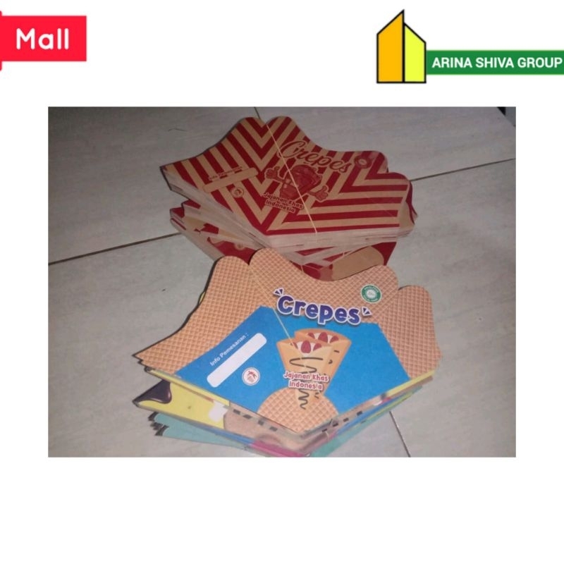 

[PAKET USAHA] 400 LEMBAR KEMASAN CREPES LIPAT JUMBO BAHAN DUPLEK PUTIH SUPER QUALITY | KERTAS LEKER KREPES CRISPY HIGH QUALITY | BOX LEKKER WAFFLE CROFFLE MURAH PRODUK TERBARU | TOKO KEMASAN ONLINE | TOKO ANEKA KEMASAN OFFICIAL | SHIVACORP 2027