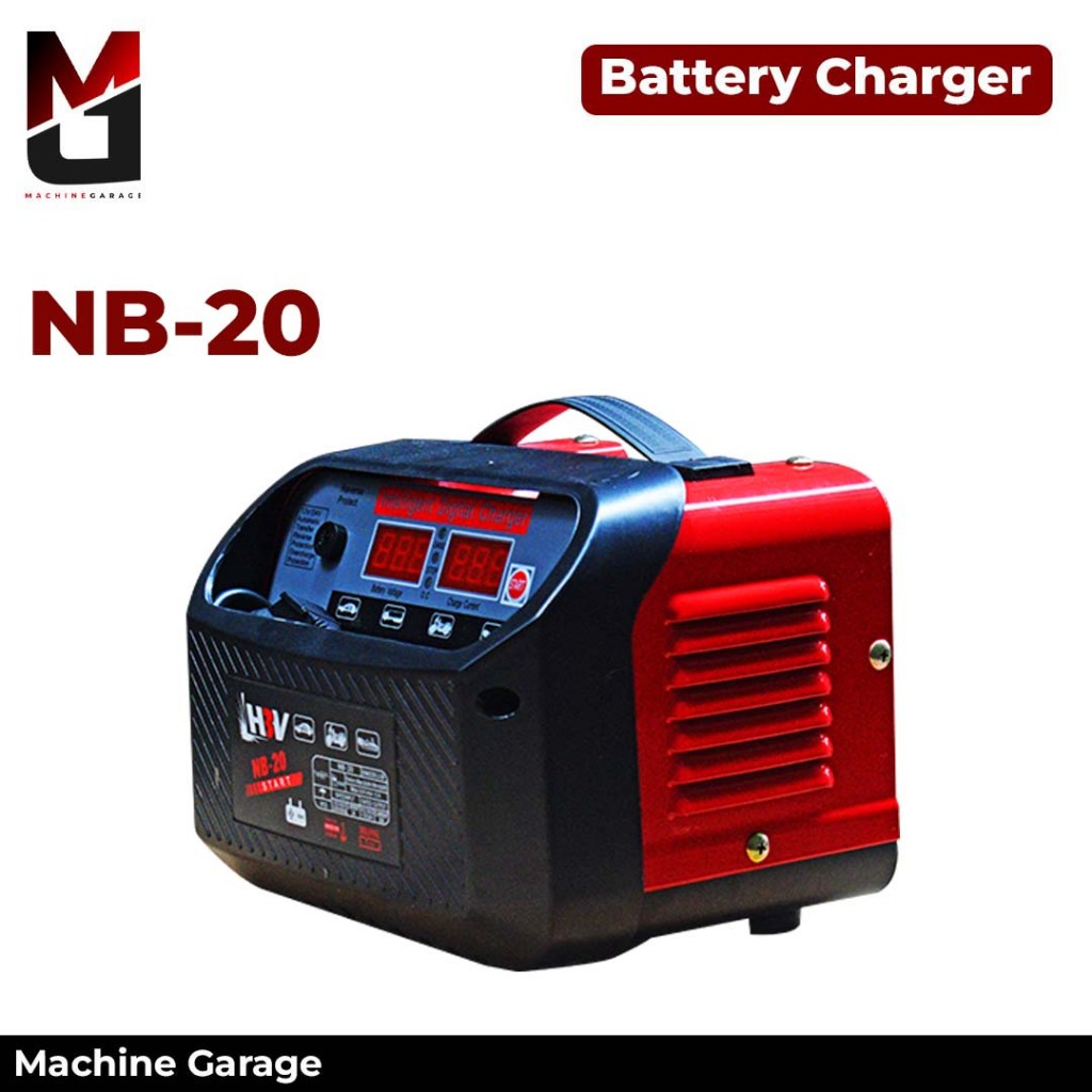 cas aki battery baterai charger HBV 12/24v automatic fast charging