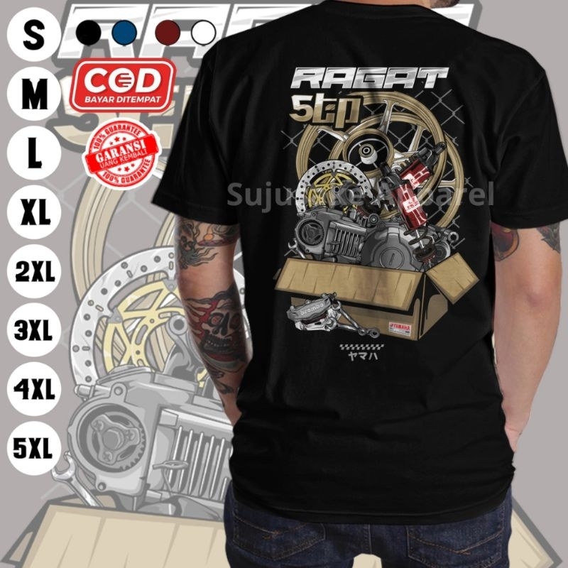 Baju Kaos Atasan 5tp Gank Yamaha Jupiter Z Vega R Pria Distro Original Murah Keren Bahan Halus Sujus