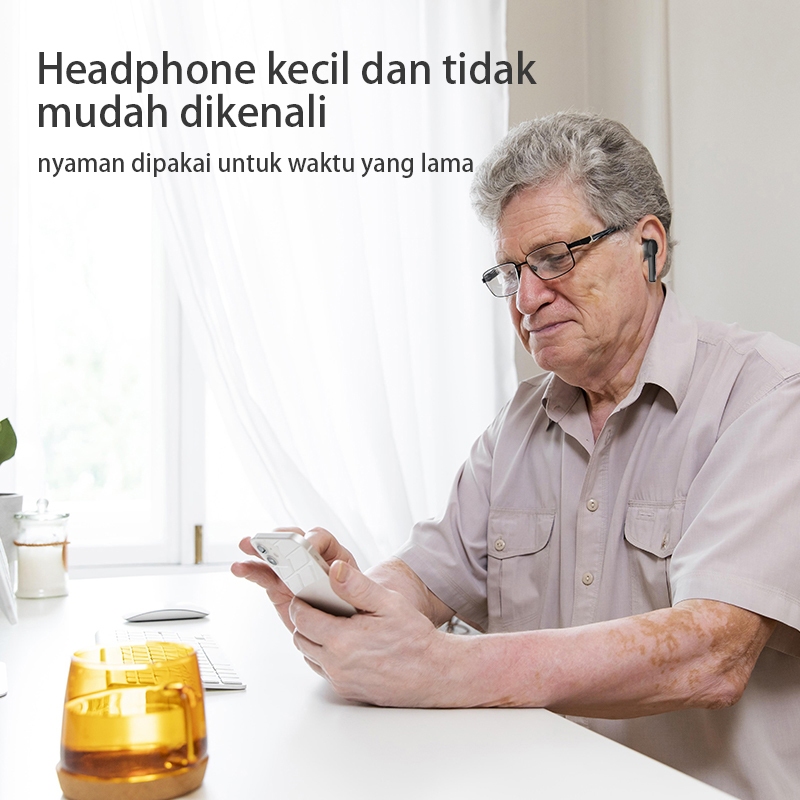 BRITZGO Alat Bantu Dengar Pengisian daya magnetis nirkabel alat bantu dengar berkualitas pengurangan