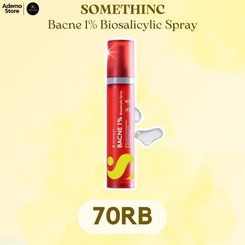 Somethinc Bacne 1% Biosalicylic Spray - Spray Jerawat Badan & Jerawat Punggung