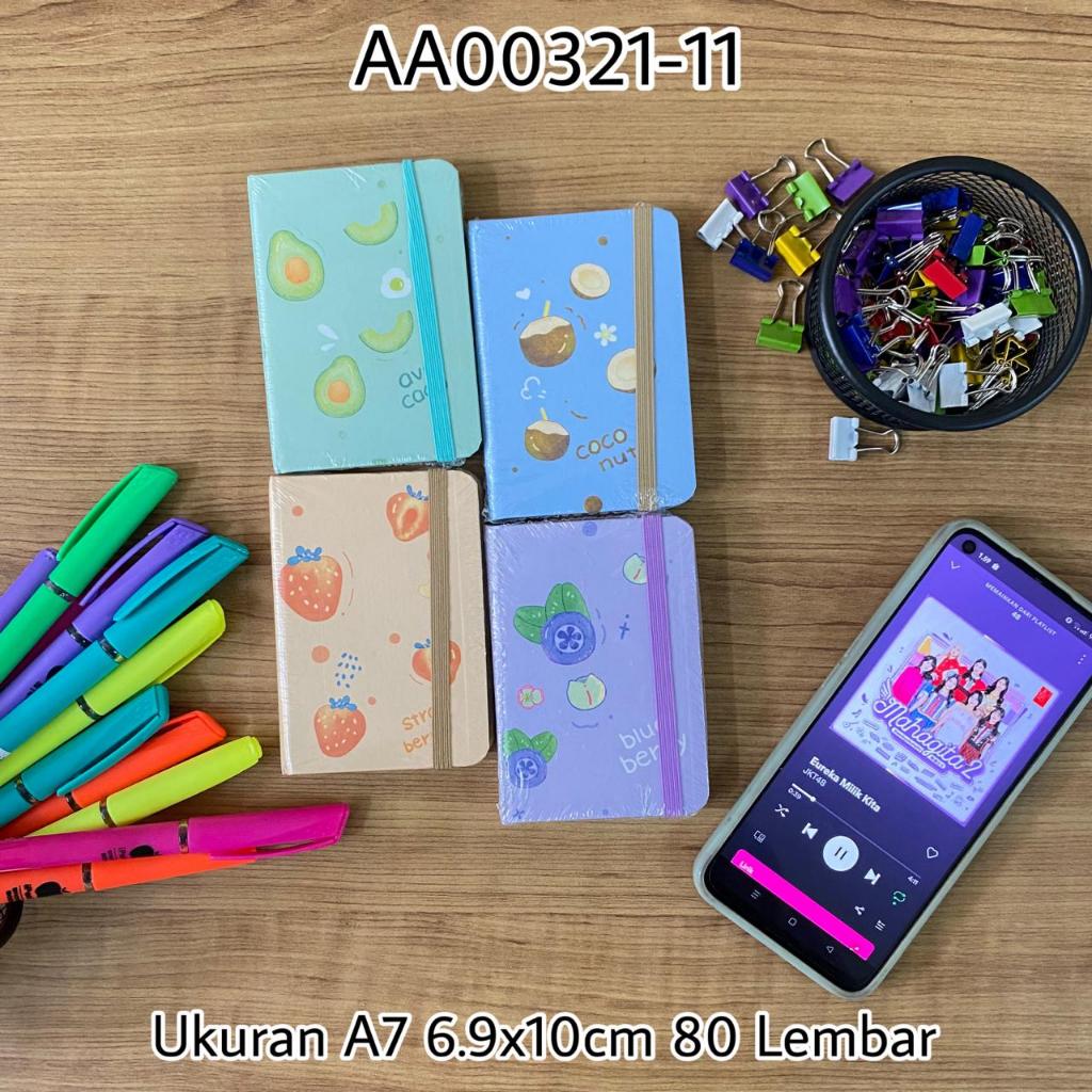 

MEMO AA00321-11 A7-80 FRUIT UKURAN A7- NOTEBOOK DIARY BUKU CATATAN
