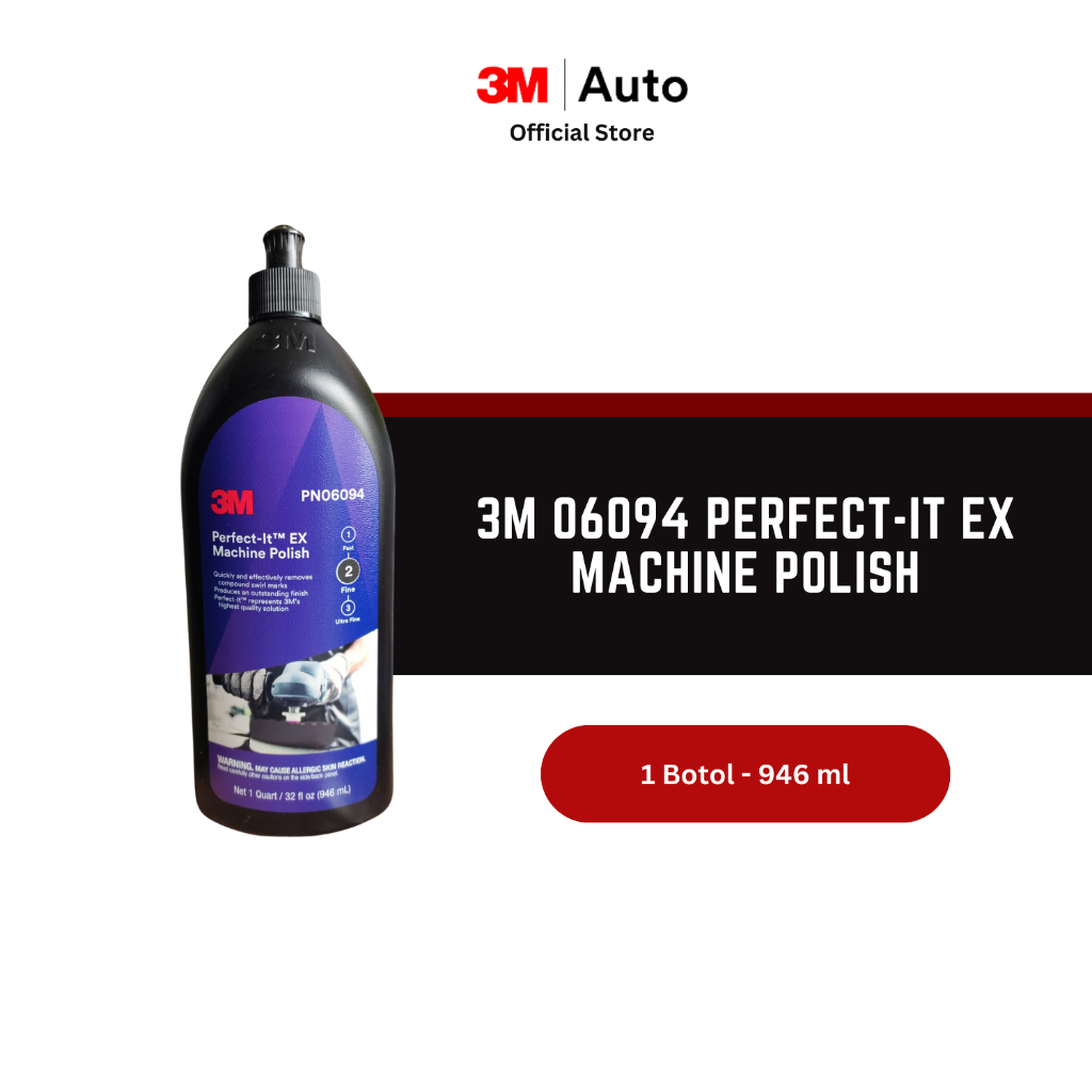 3M 06094 Perfect-it Ex Machine Polish - Poles Kompon Terbaik Body Repair