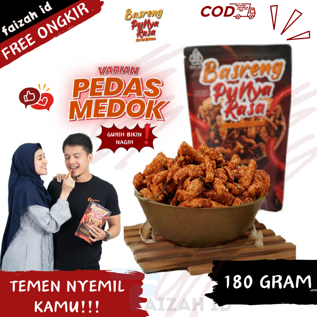 

Basreng Punya Rasa Pedes Medok180g Diproses Secara Higienis Tanpa Bahan Pengawet Bikin Nagih BPOM