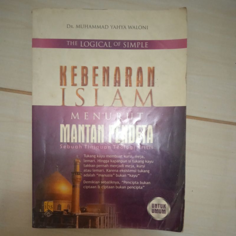 Buku kebenaran Islam menurut mantan pendeta