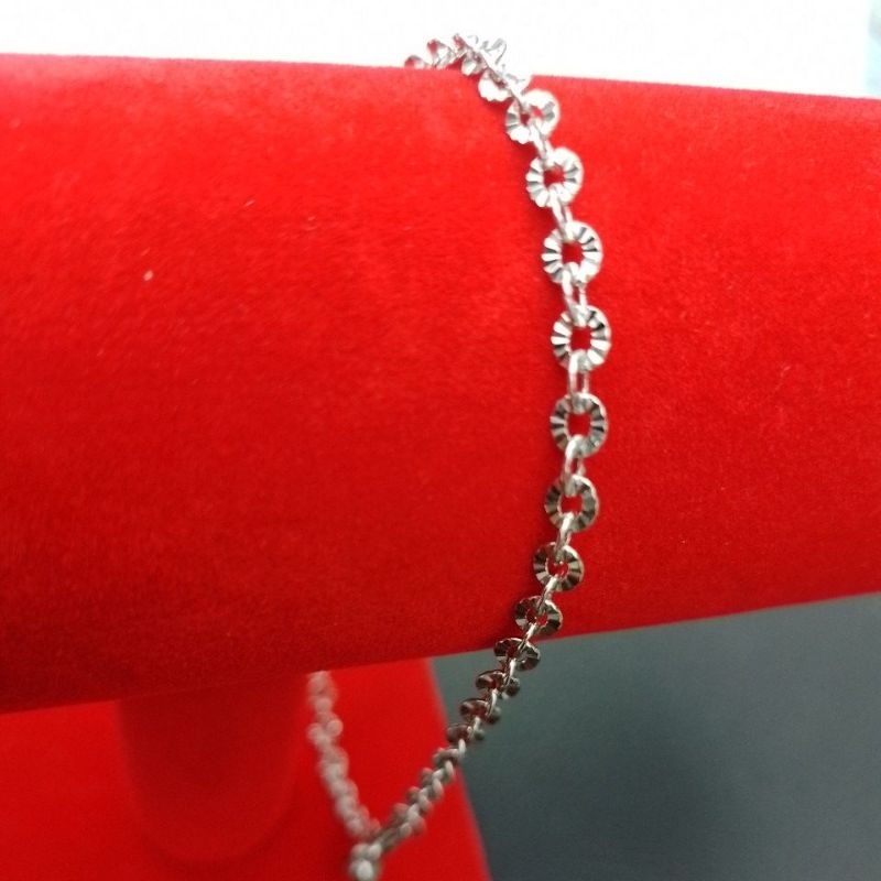 TGK01 Gelang Kaki Nuri Titanium Warna Emas Putih