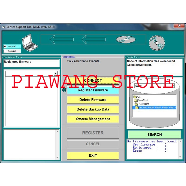 Firmware Canon SST IRA 4025, 4035, 4045, 4051 Series Mesin Fotocopy