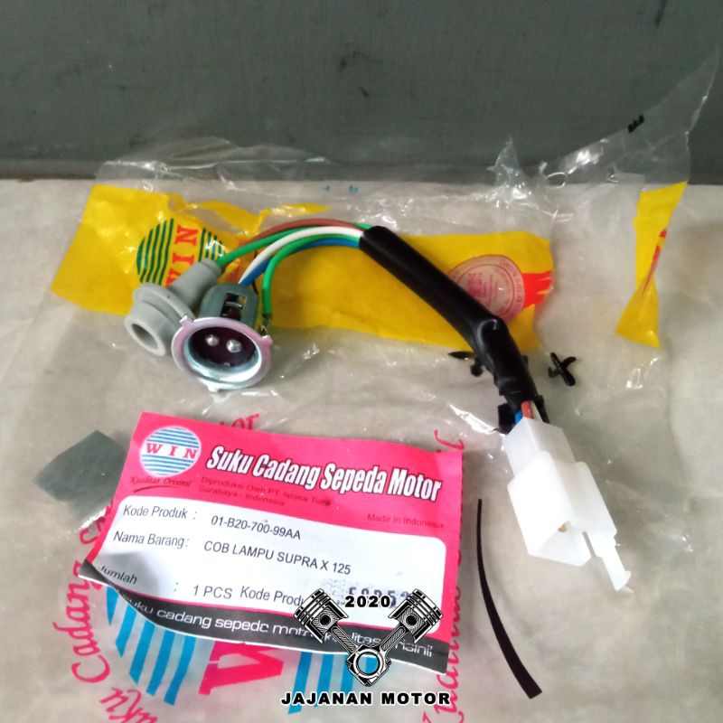 FITTING FITING SOKET KABEL COB LAMPU DEPAN SUPRA X 125