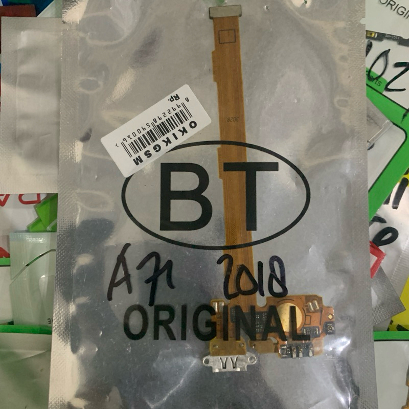 Flexsibel Cas Konektor Charger Oppo A71 2018 Original New