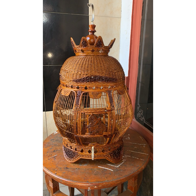 Sangkar Perkutut Semar | Keranjang Burung | Sarang Burung Antik