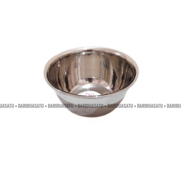 

Dijual Mangkok Stainless 28 cm Baskom Mixing Bowl Diskon