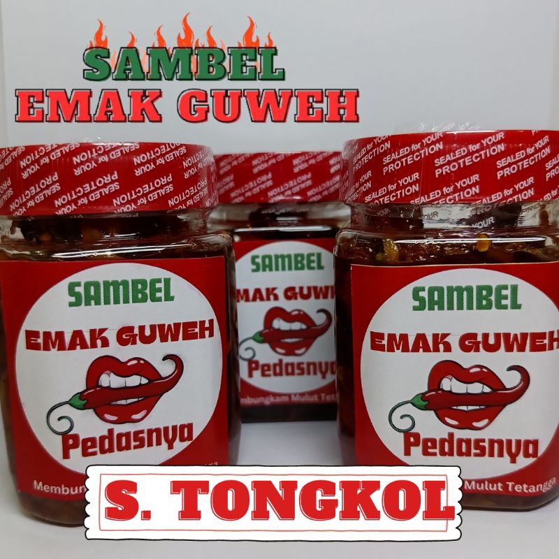 

SAMBAL TONGKOL 170-an gram | SAMBEL EMAK GUWEH - EKSTRA PEDAS