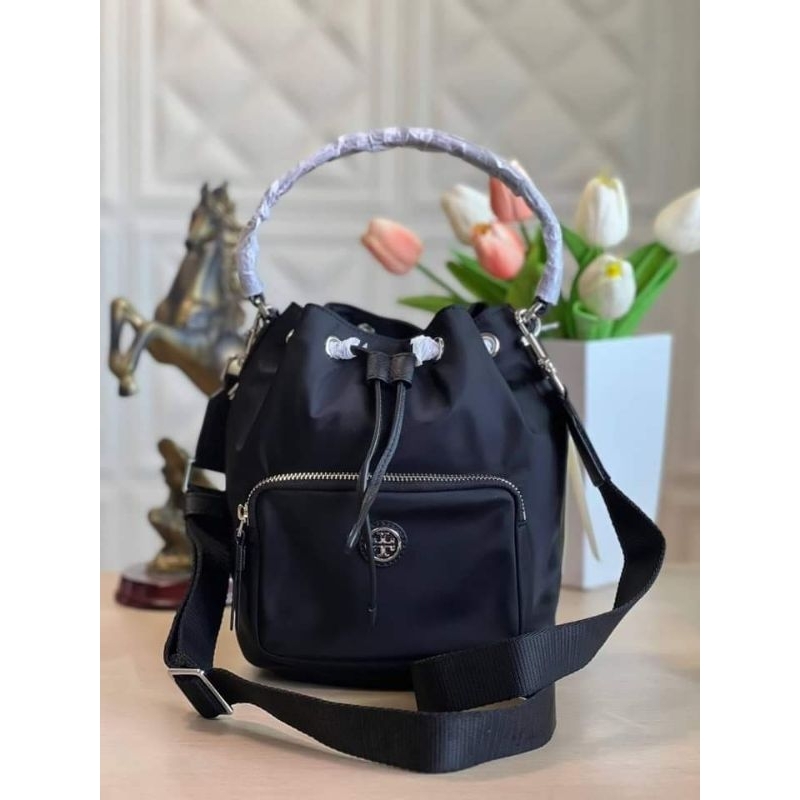 Tas Tory Burch Virginia Bucket Bag Black