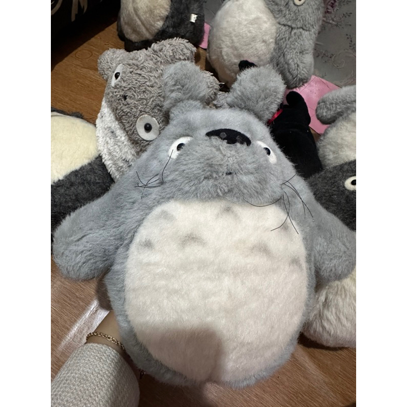 Totoro Original Sun Arrow Studio Ghibli Made In Japan 30cm dan JUMBO 45cm Bulu Klasik