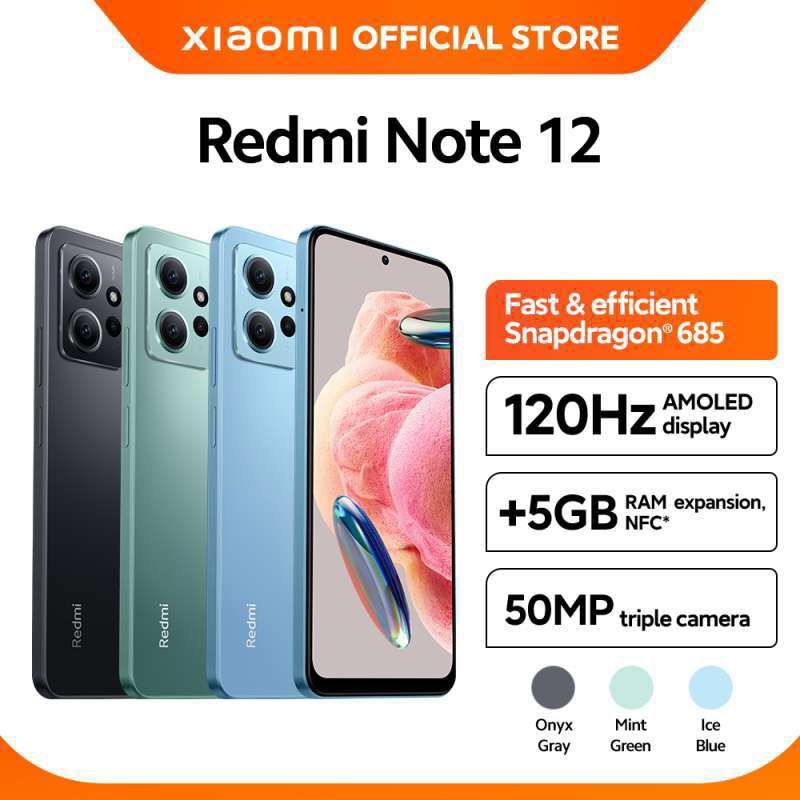 Xiaomi Official Redmi Note 12 (4GB/128GB)