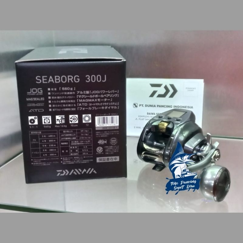 REEL ELECTRIC DAIWA SEABORG 300JL 300J JAPAN NEW 2021 GARANSI RESMI REEL DAIWA