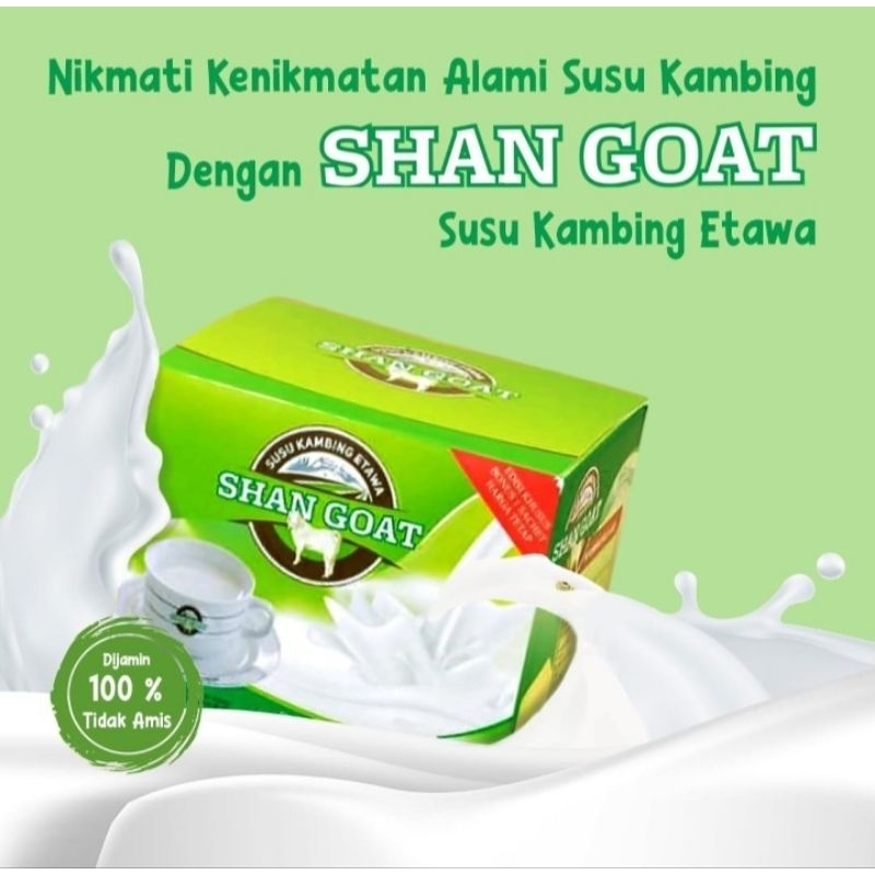 

SHAN GOAT susu kambing etawa bubuk Rasa ORIGINAL