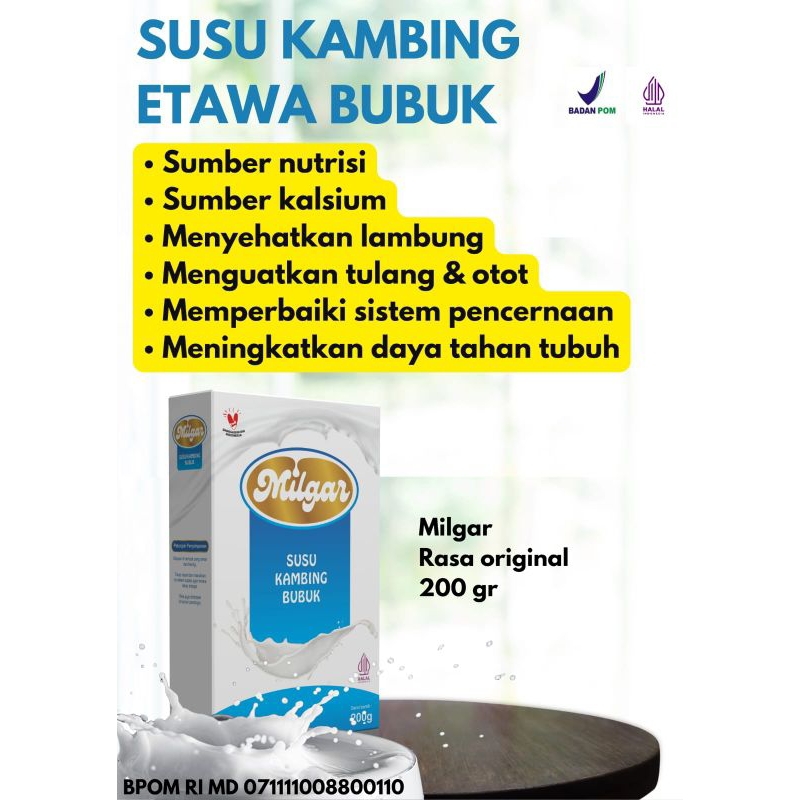 

Milgar Susu kambing Ettawa bubuk