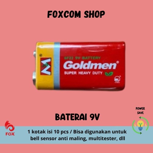 BATERAI KOTAK 9V / BATERAI BELL/ BATERAI KOTAK / BATERAI MIC / BATERAI MULTITESTER