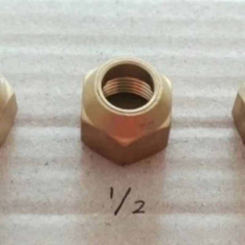 Nut Nepel tebal / Nut Pipa AC  /Baut Sambungan Pipa AC 1/2