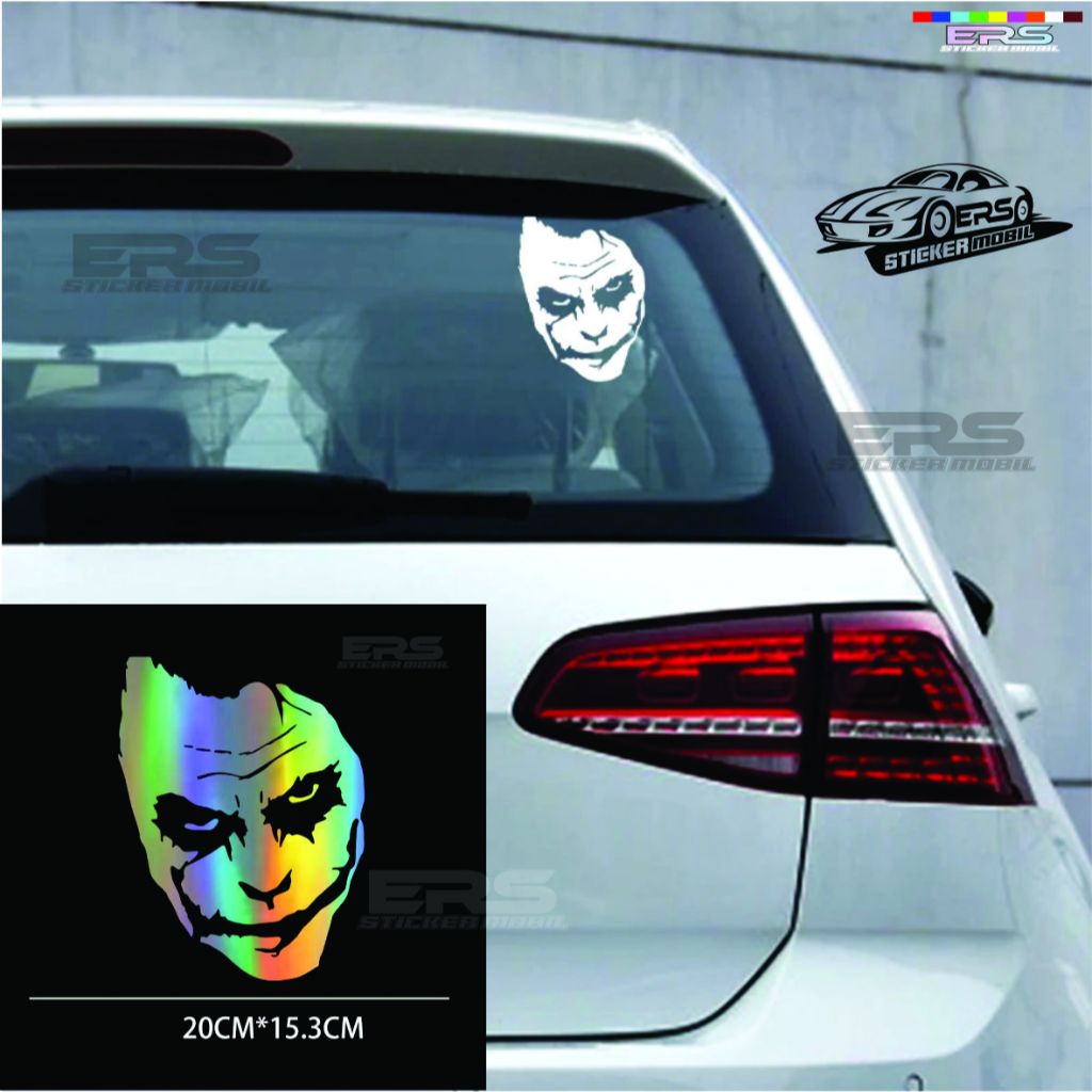 stiker wajah mobil motor laptop universal cutting stiker