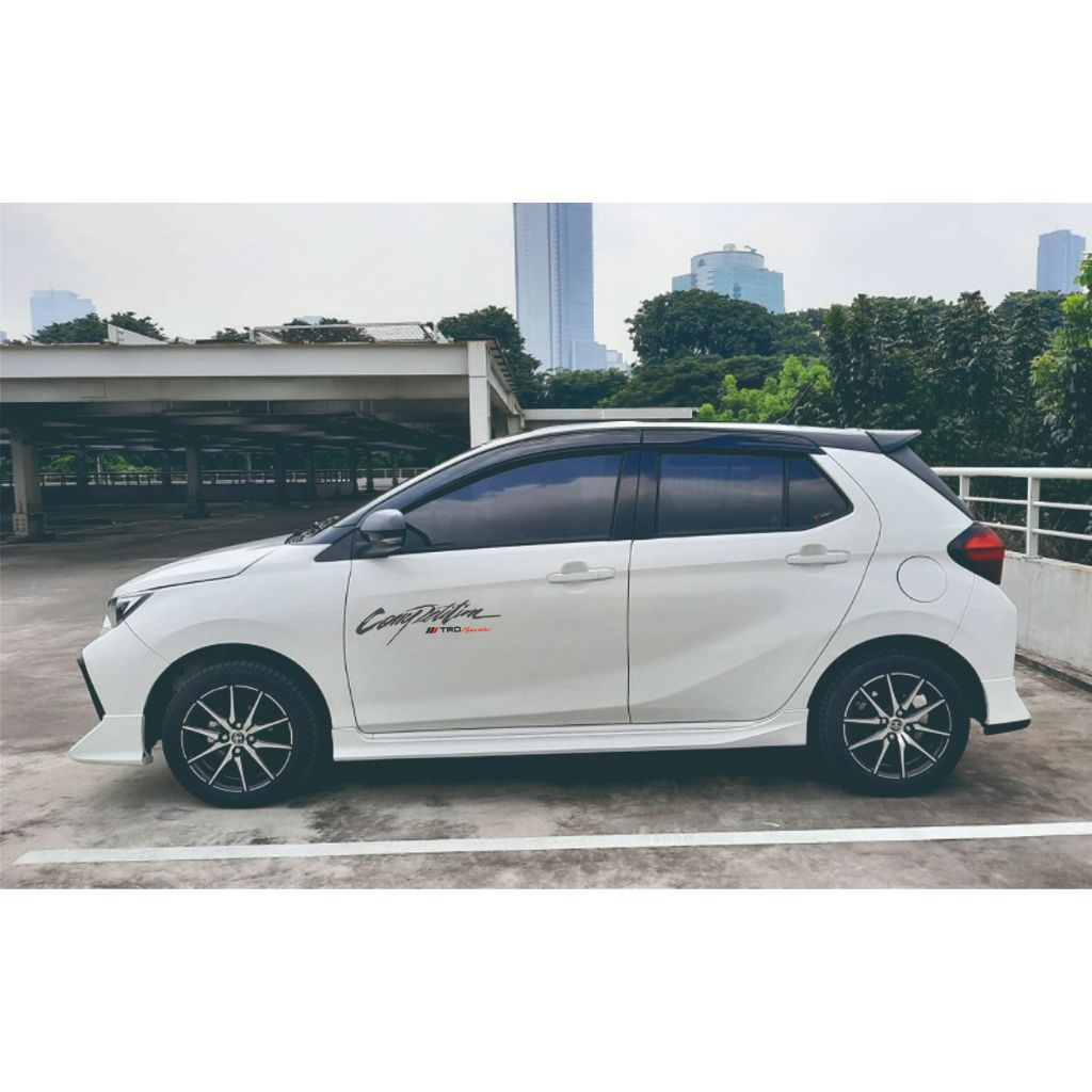 Stiker Cutting Mobil Tulisan Competition trd sportivo variasi agya ayla jazz yaris brio avanza