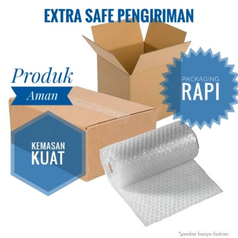 

Box dan Bubble Wrap Extra Safe Pengiriman