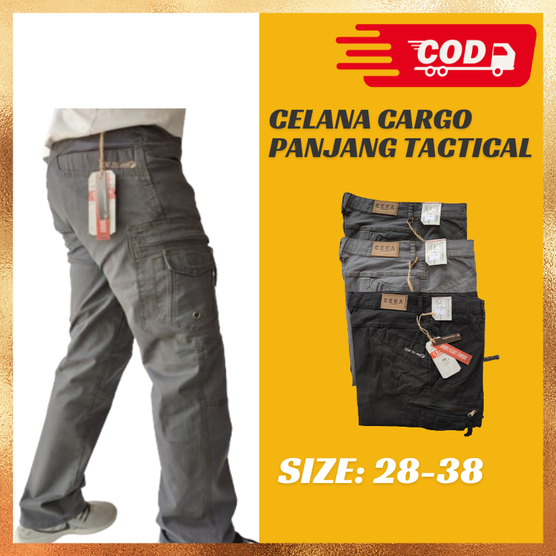 Celana Panjang Pria Cargo / Kimpol Tactical Original Ceka
