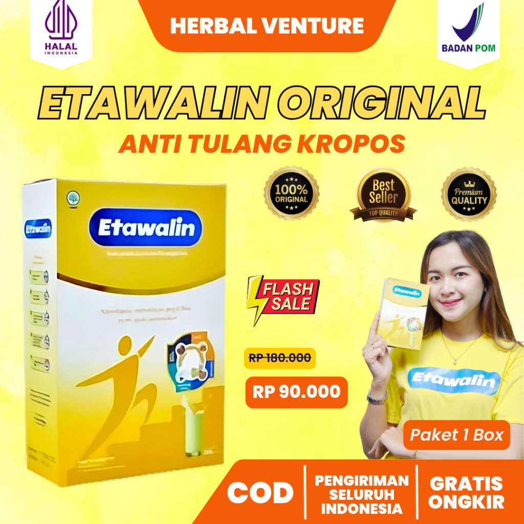 

ETAWALIN SUSU KAMBING ATASI SENDI DAN TULANG KROPOS ASAM URAT DIABETES RASA JAHE 200 GRAM