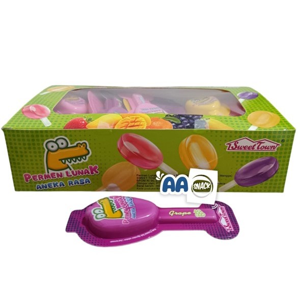 

SWEETTOWN JELLY LOLLIPOPS DINO BOX ISI 30 X 12GR