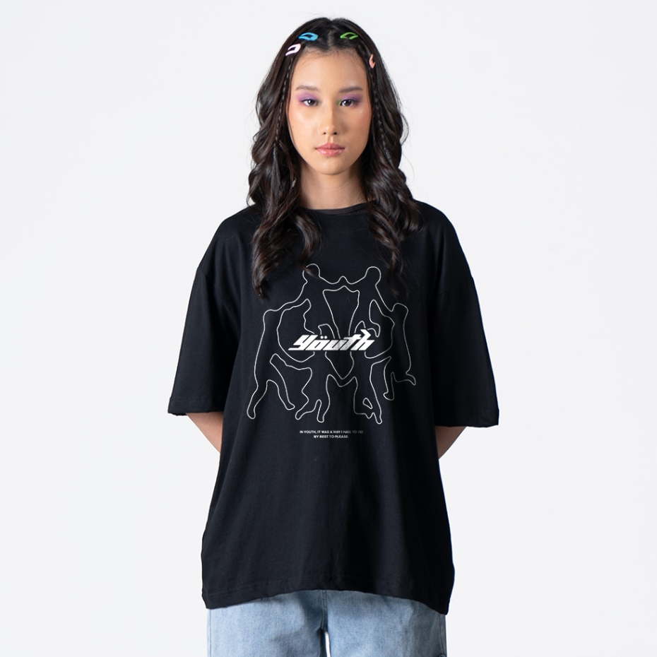 Roofair Tshirt Black - People