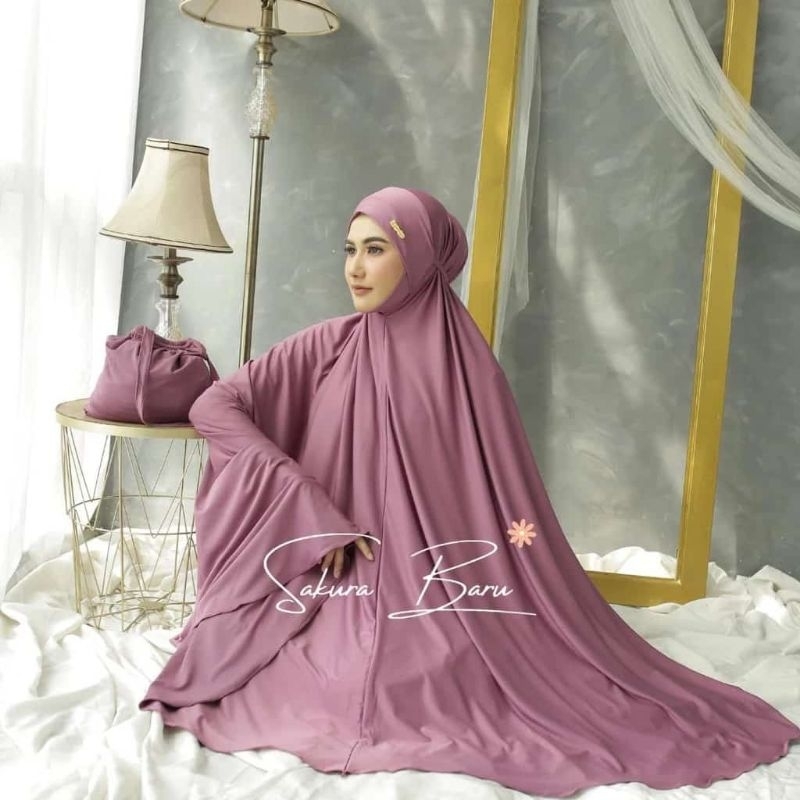 Mukena Jersey tutup dagu