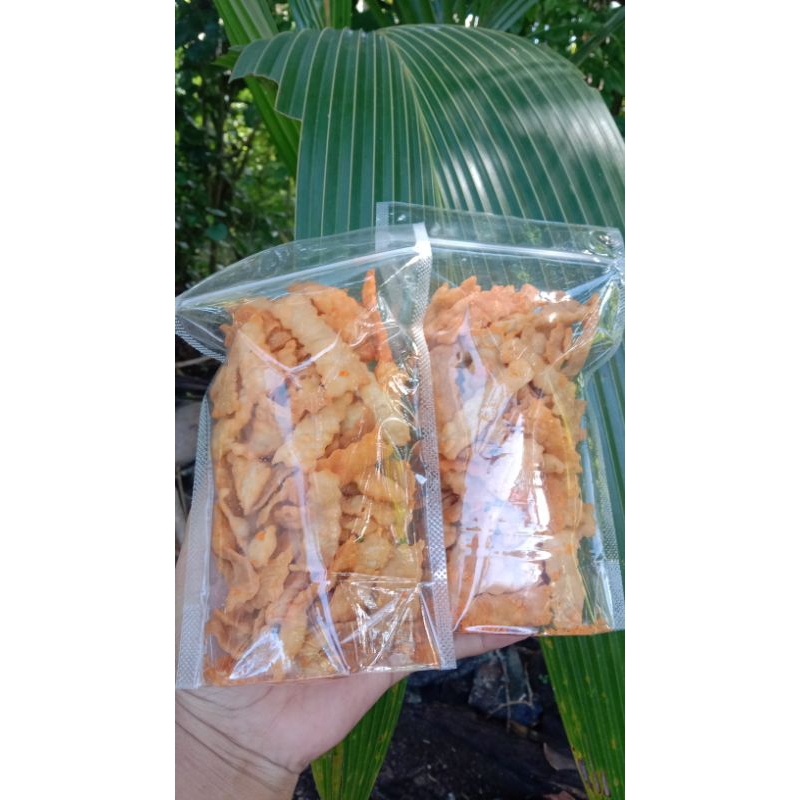 

Snack Viral Pangsit Bawang 100g