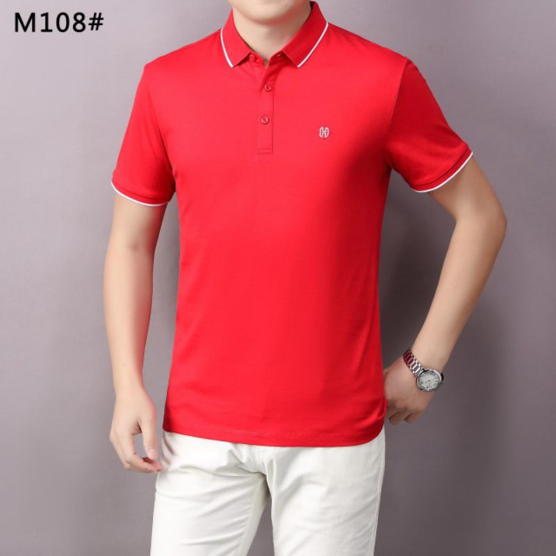 BAJU KAOS POLO PRIA BRANDED HM MIRROR