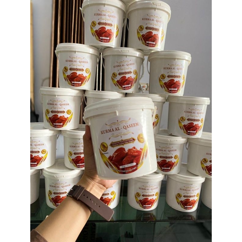 

(Original) KURMA AL QASEEM kemasan pail food grade A