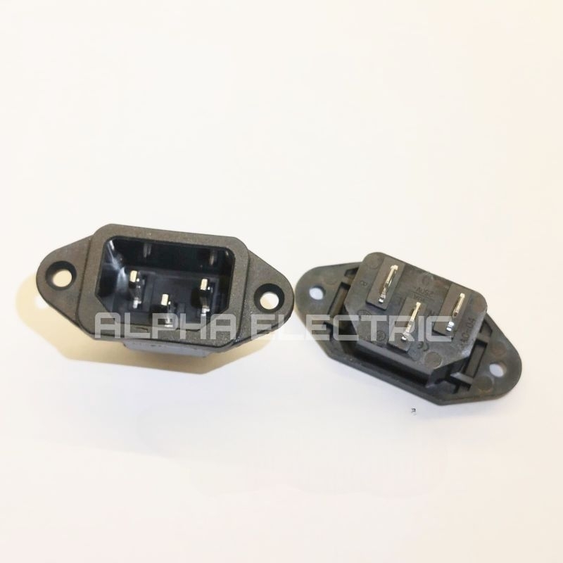 SOKET AC IN POWER 3P 3 PIN