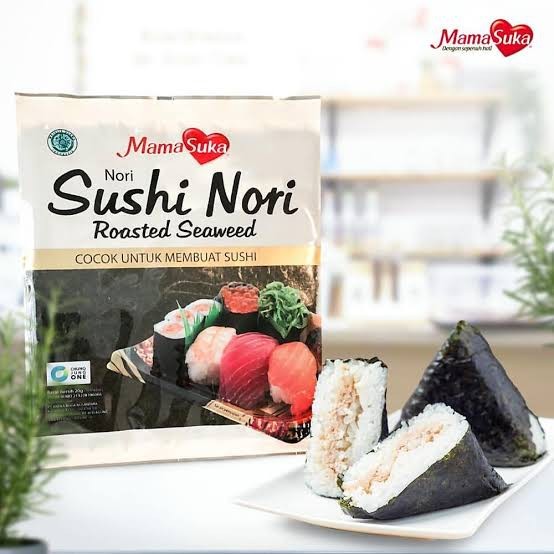 

MAMASUKA SUSHI NORI 20 GRAM/ROASTED SEAWEED/SUSHI/BUMBU MAMASUKA