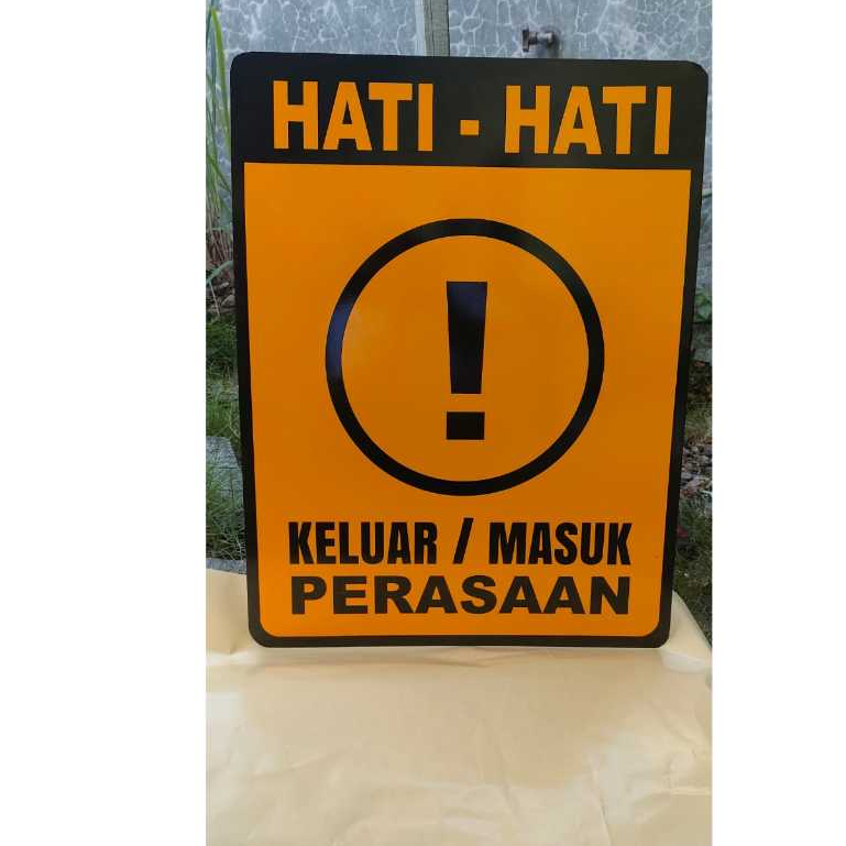 Plang Rambu Jalan